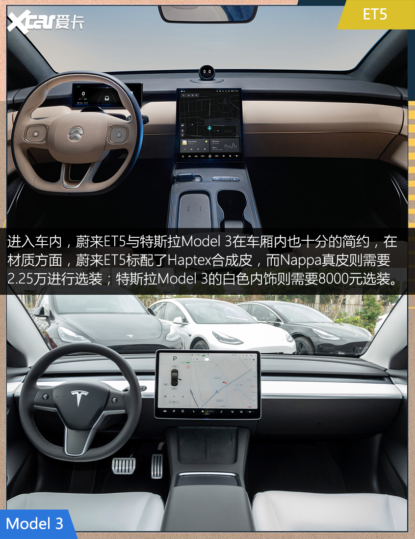 蔚来et5对比model 3 特斯拉还真香吗-新浪汽车