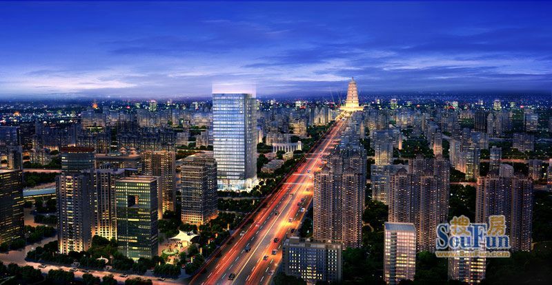 西安写字楼排行_西安十大高档小区排行榜万瑞府等楼盘强势入围