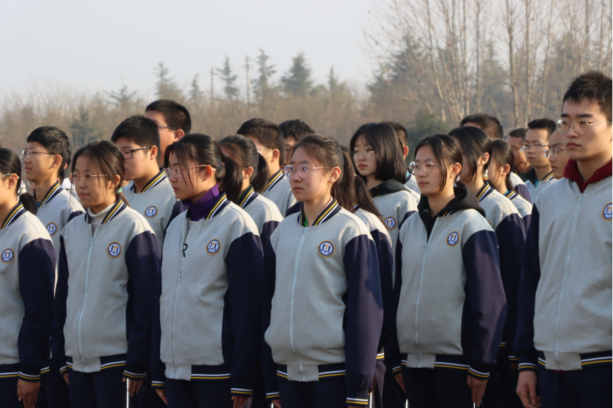 锻造意志赛出作风牟平育英艺术中学举行大课间跑操比赛