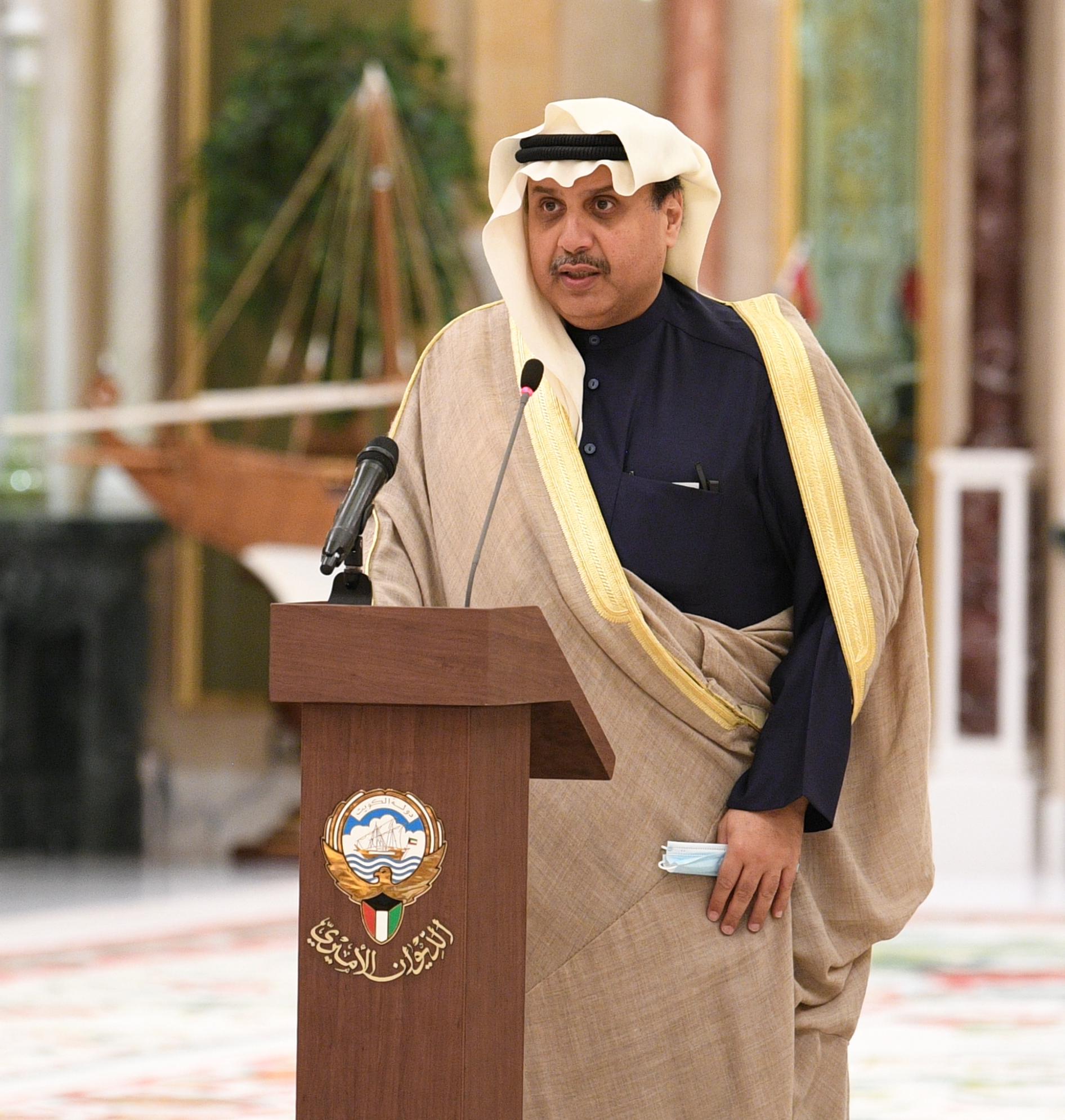 科威特新内阁宣誓就职|科威特|宣誓就职|哈立德_新浪新闻