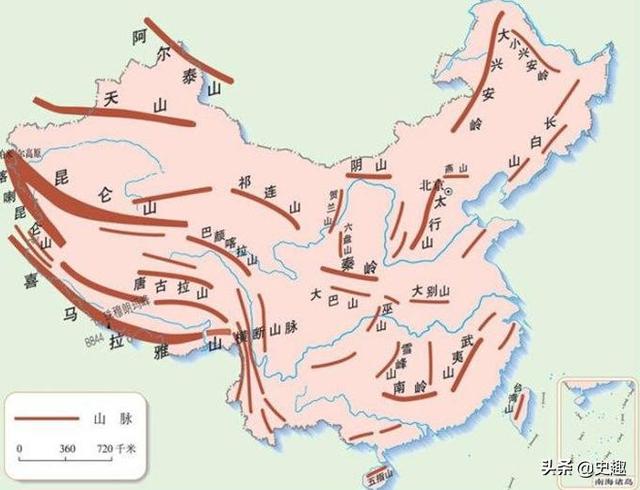我们通常所讲的太行山,其实就是一个东北—西南走向的山脉或山系,绵延