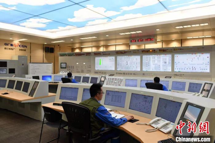 阳江核电站5号机组“和睦系统”模拟机。中广核 供图