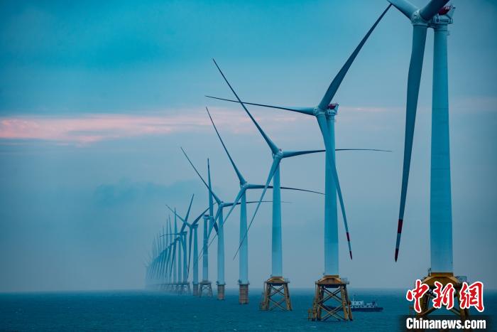 中广核阳江南鹏岛海上风电项目。中广核 供图