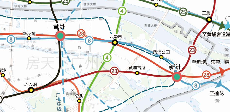 2城际 16地铁 环岛有轨!|线路|海珠区|规划_新浪新闻