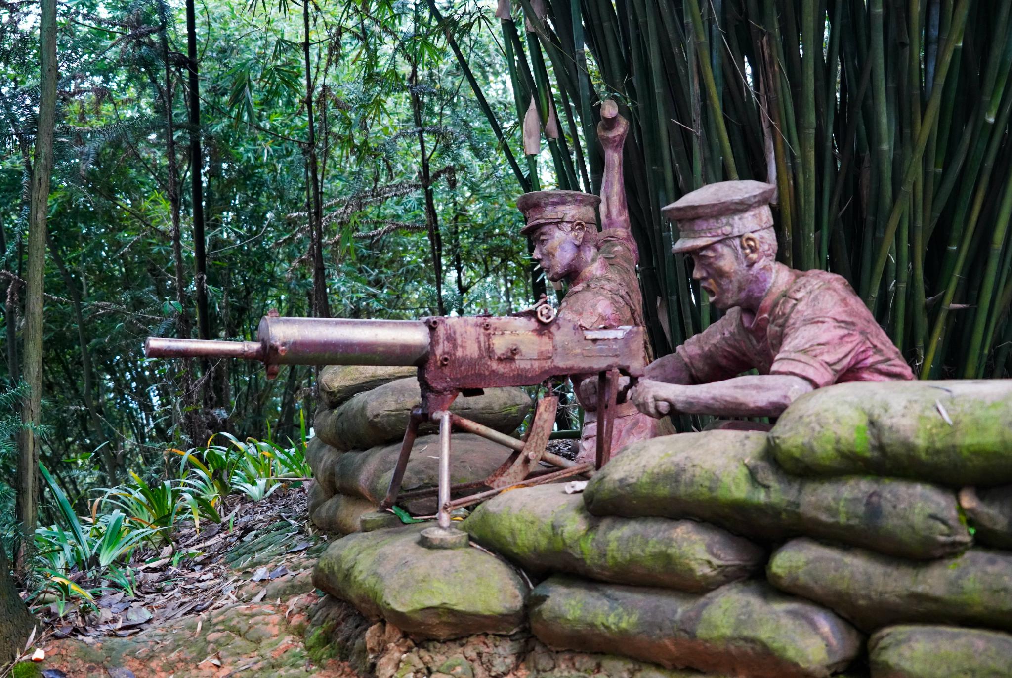说起泸州红色旅游打卡地,护国战争棉花坡战役的战壕遗址一定要去看看.