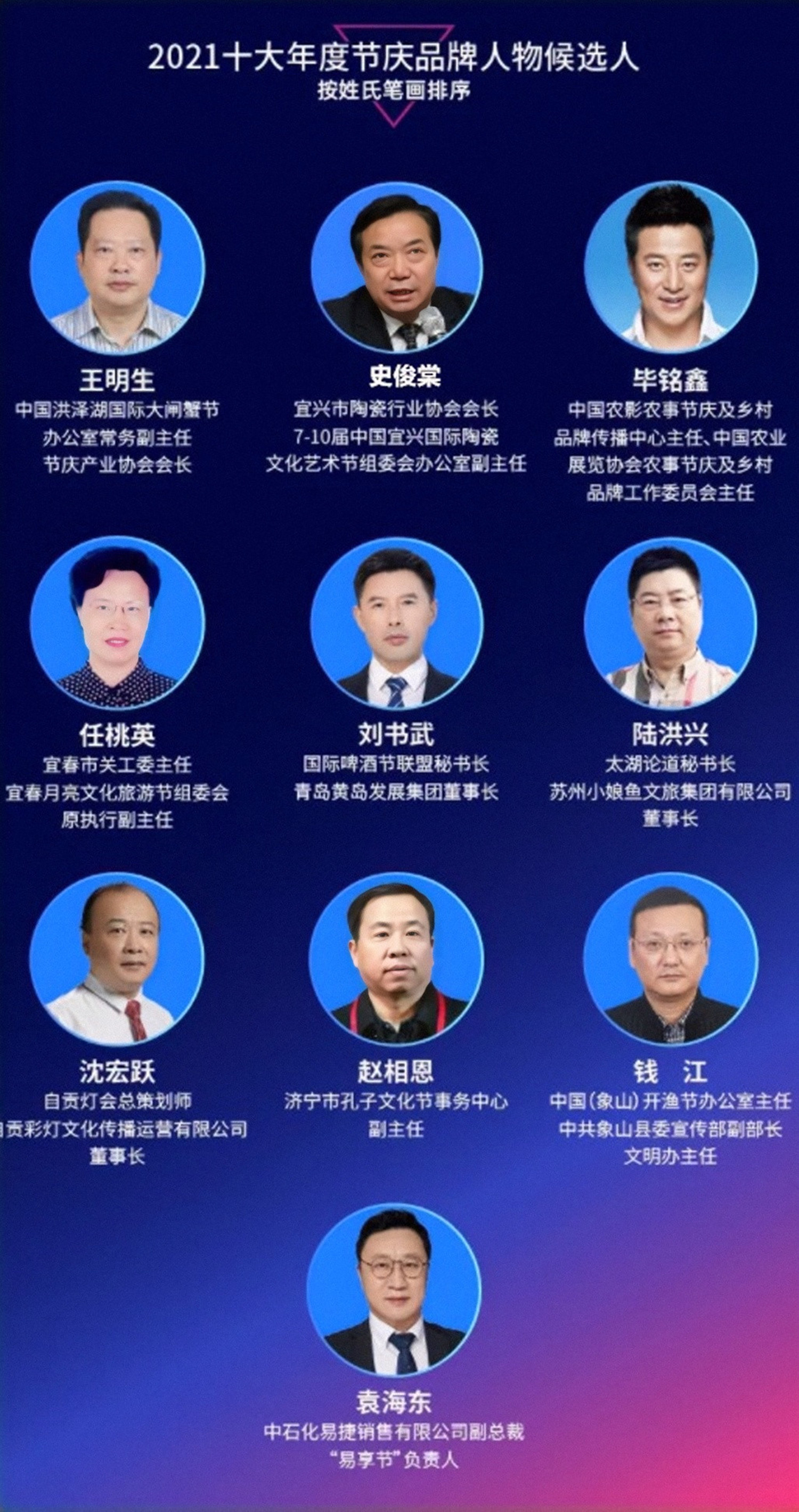 史俊棠荣膺2021中国十大年度节庆品牌人物