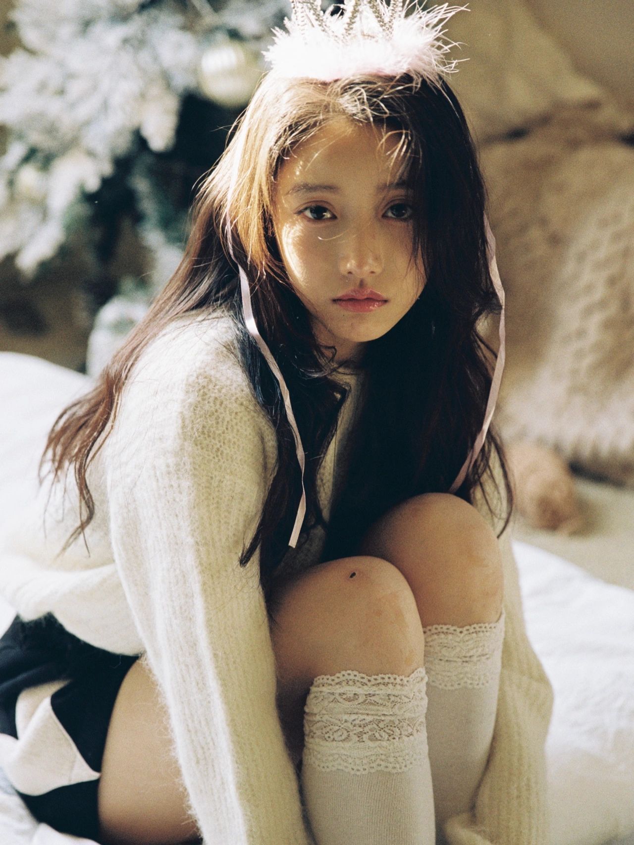 姜贞羽的生日写真好漂亮真的很适合胶片风