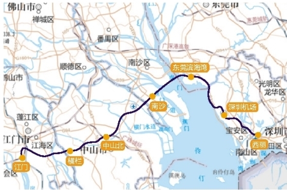 深江铁路珠江口隧道开始掘进