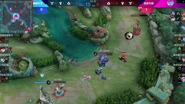 王者荣耀赛场上公然打拳大锤哥一口气欺负五个妹妹