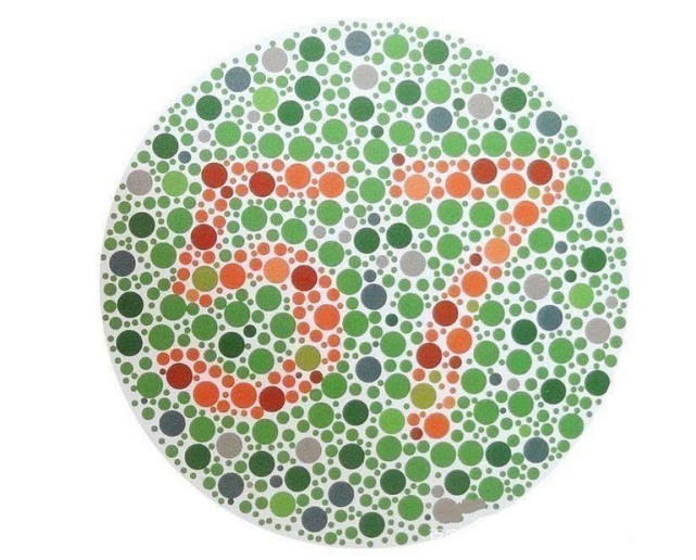 红绿色盲系谱图图片