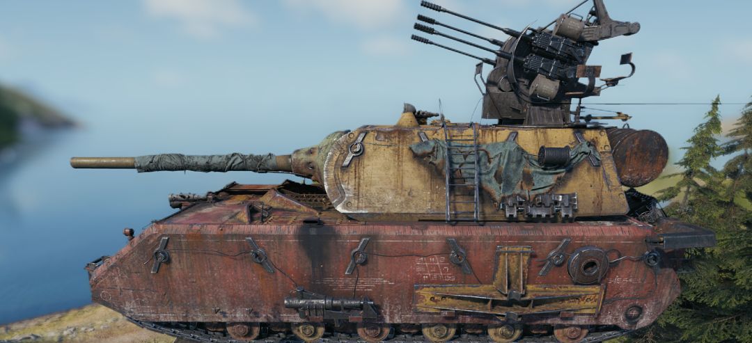 坦克世界霸道的德系王者团队之盾鼠式的陆地巡航者风格大图