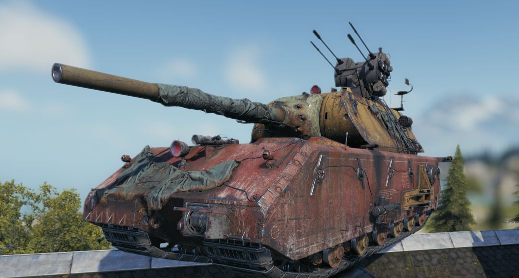 坦克世界霸道的德系王者团队之盾鼠式的陆地巡航者风格大图