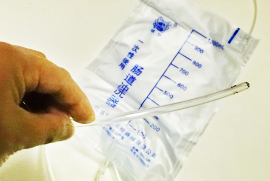 一次性肠道冲洗器资料图.视觉中国供图