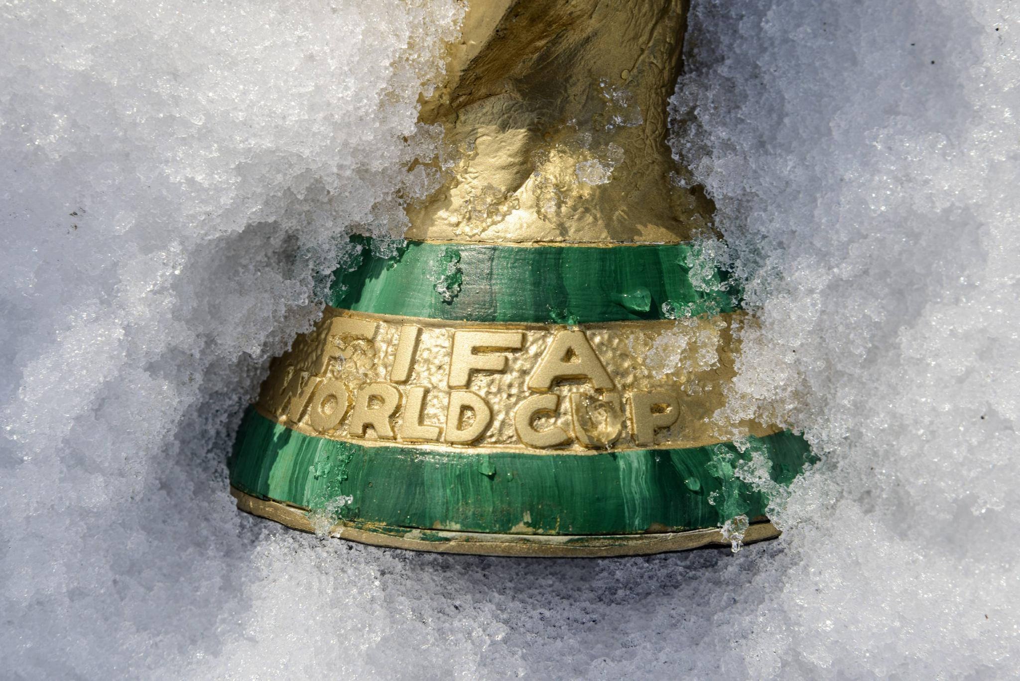 世界杯将第一次在冬天举办。