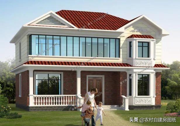 4款小户型二层别墅不到30万就能在农村建个小别墅跟做梦一样