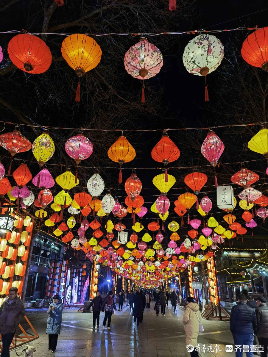 聊城水上古城灯光全面提升以新的灯火盛宴喜迎新年