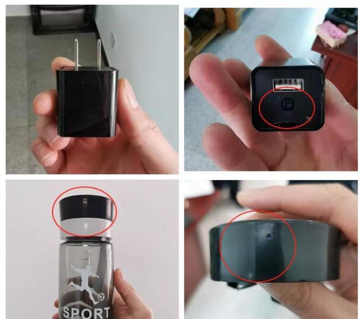 偷拍摄像头早已化身为充电宝,打火机,纸巾盒,眼镜,手提包,车钥匙,钢笔