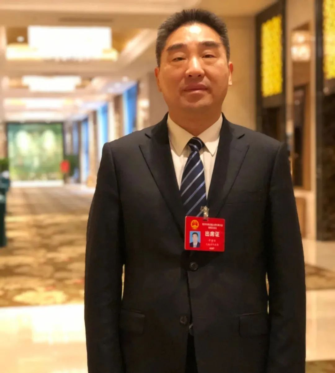 重庆市人大代表,巴南区委书记辛国荣.受访者供图