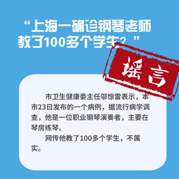 假假假！关于上海本地新冠病例情况，这8条都是谣言