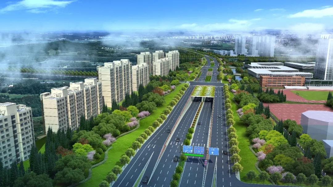 12分钟穿过之江新城彩虹快速路西延之江段年底建成通车
