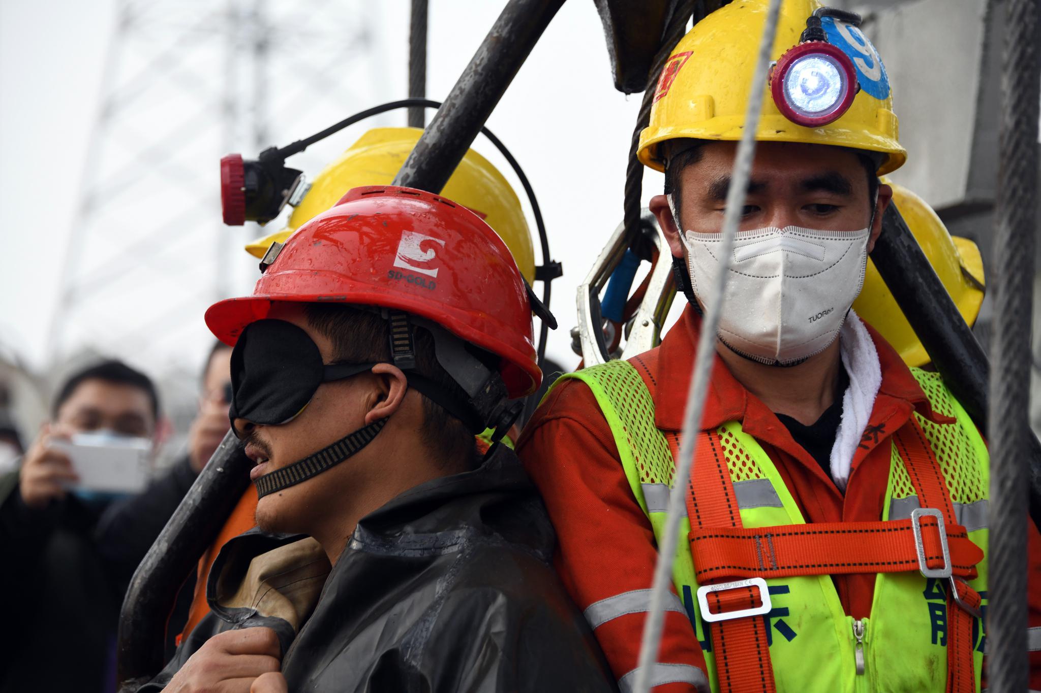 山东栖霞金矿爆炸事故9名矿工因二次爆炸冲击遇难
