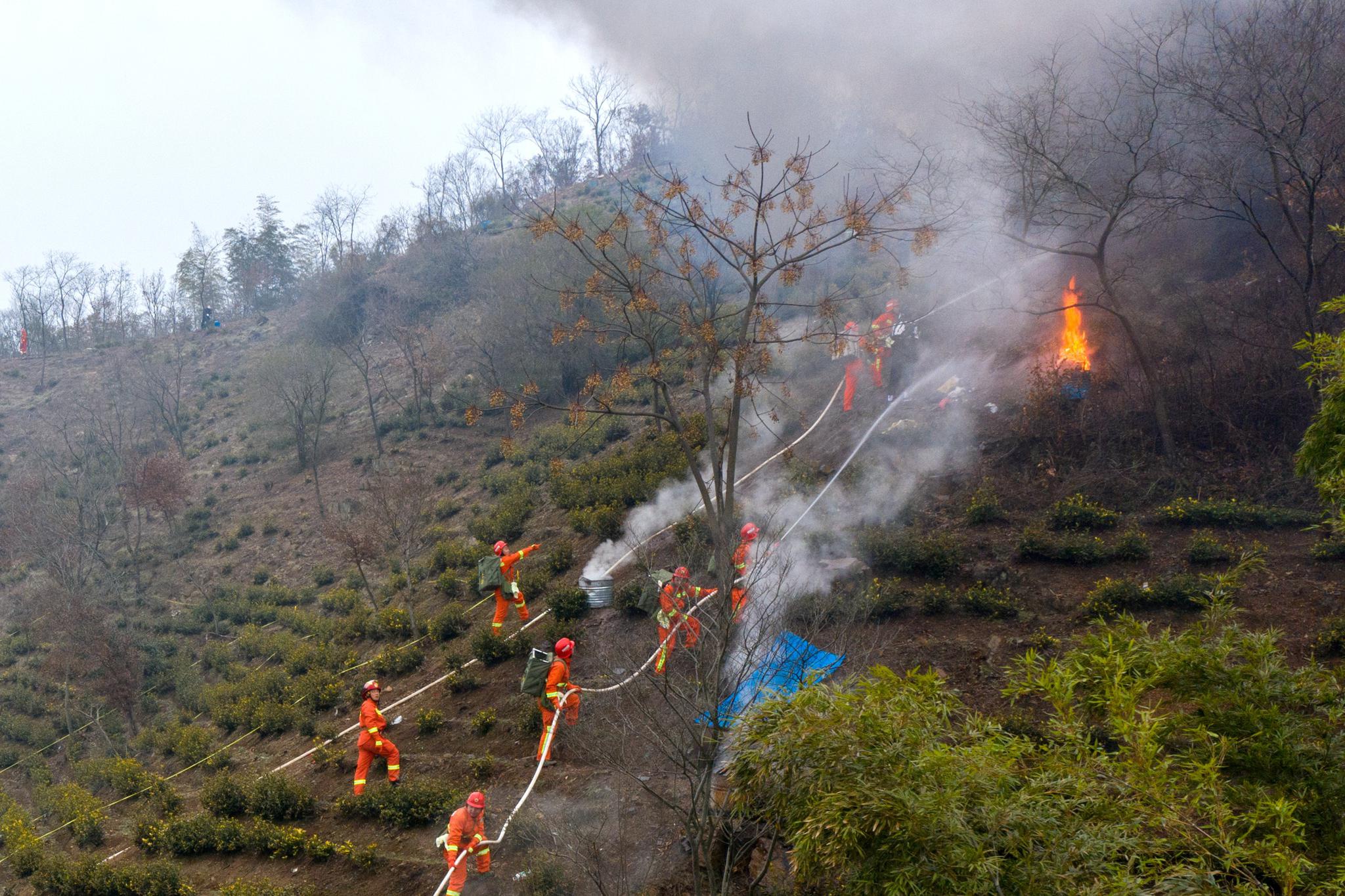 浙皖联动 协同森林灭火