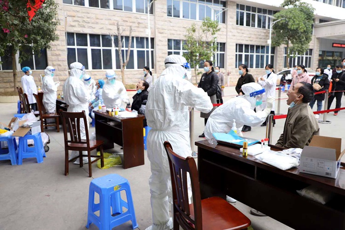 扶绥县人民医院举办大规模新冠病毒核酸采样应急演练