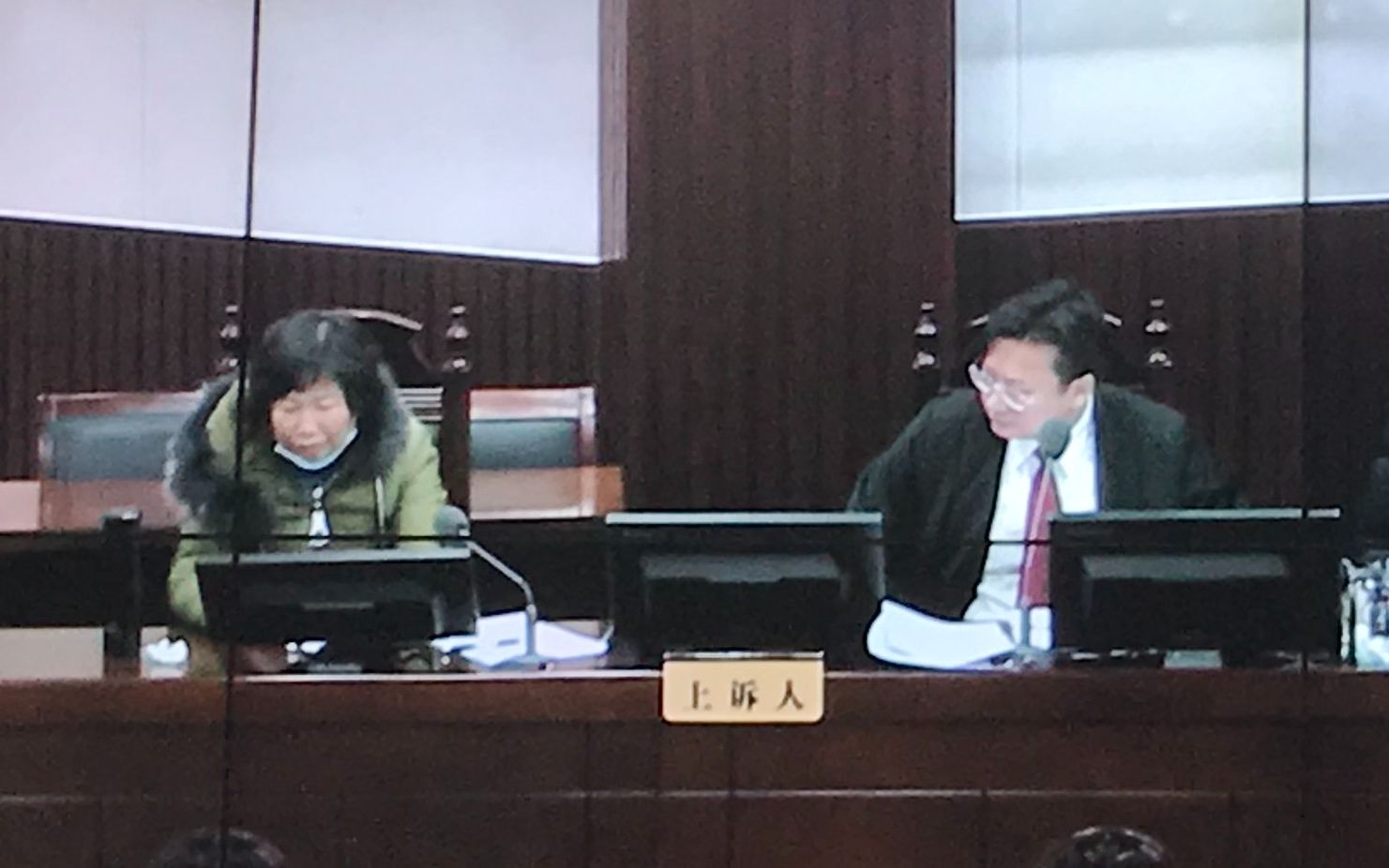 1月26日，案件二审在开封市中级法院开庭。新京报记者 张惠兰 摄