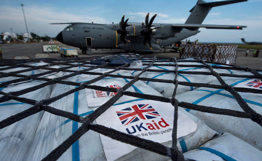 A400运输机运送英国海外援助物资 来源：英国军方