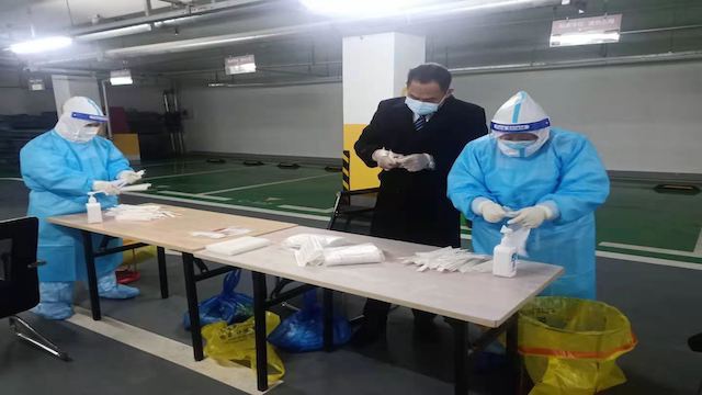 一线直击：石家庄抗疫物业人 20多日连轴转不归家