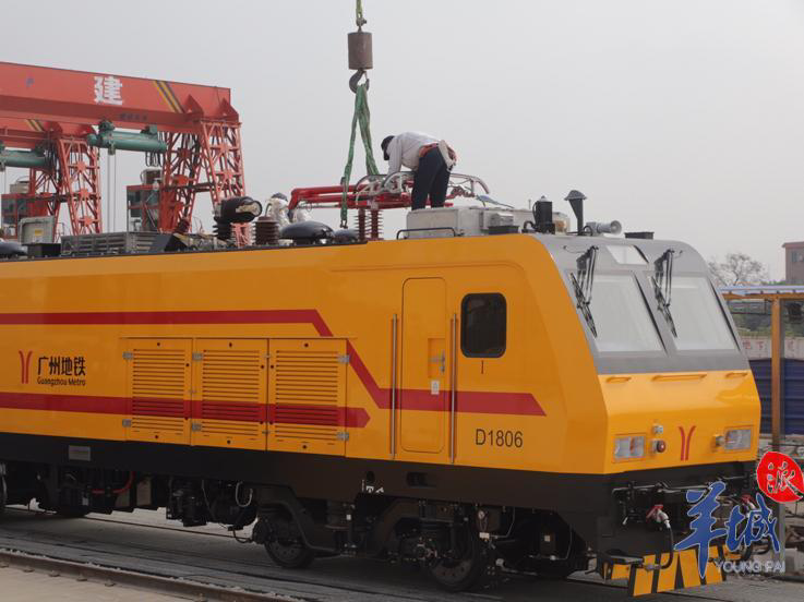 广州地铁18号线陇枕停车场首辆工程车顺利进场