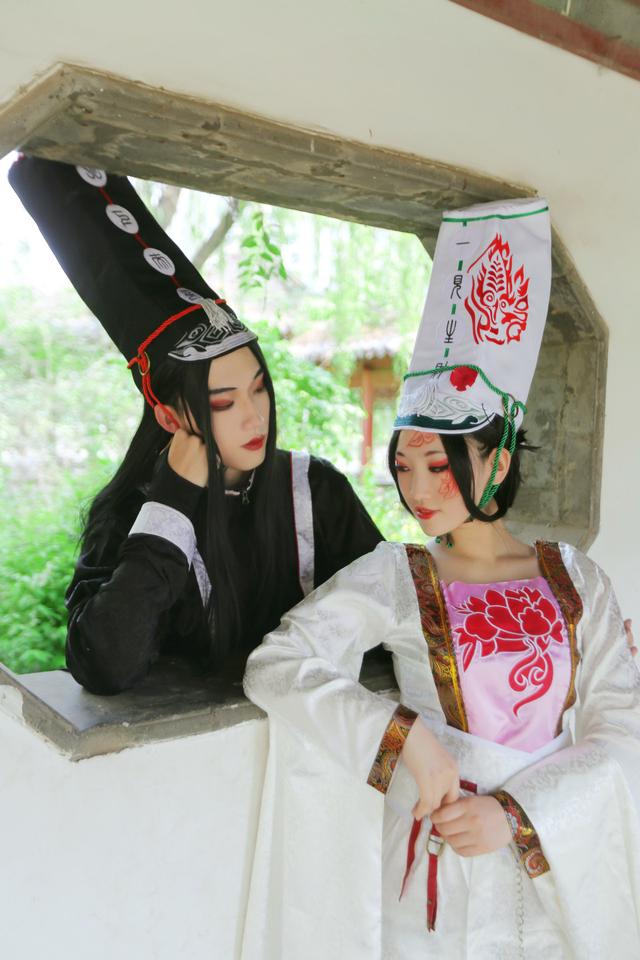 tya事务所 画江湖之不良人 黑白无常cosplay