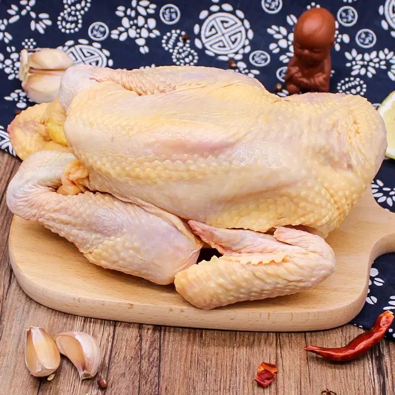 美味三黄鸡谷物喂养肉质紧实现杀急冻新鲜到家