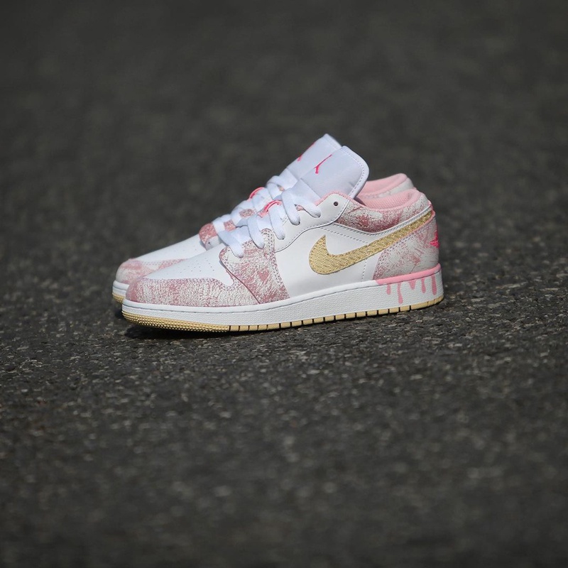 春日穿搭必备冰淇淋aj1实物细节来了