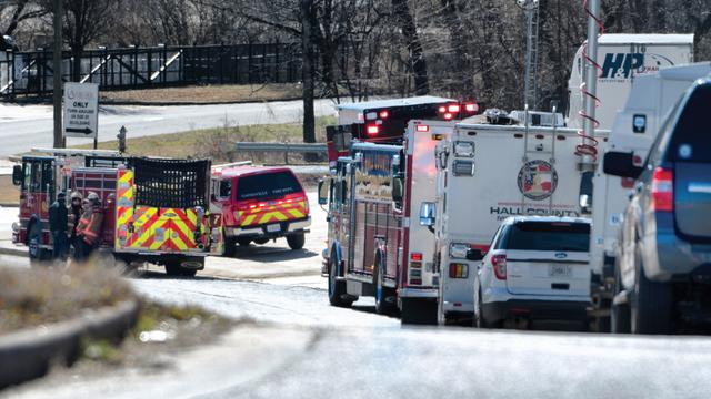  参与事故救援的车辆