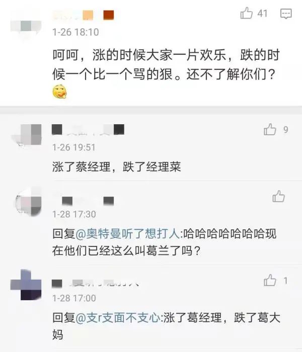 截图自网友评论。