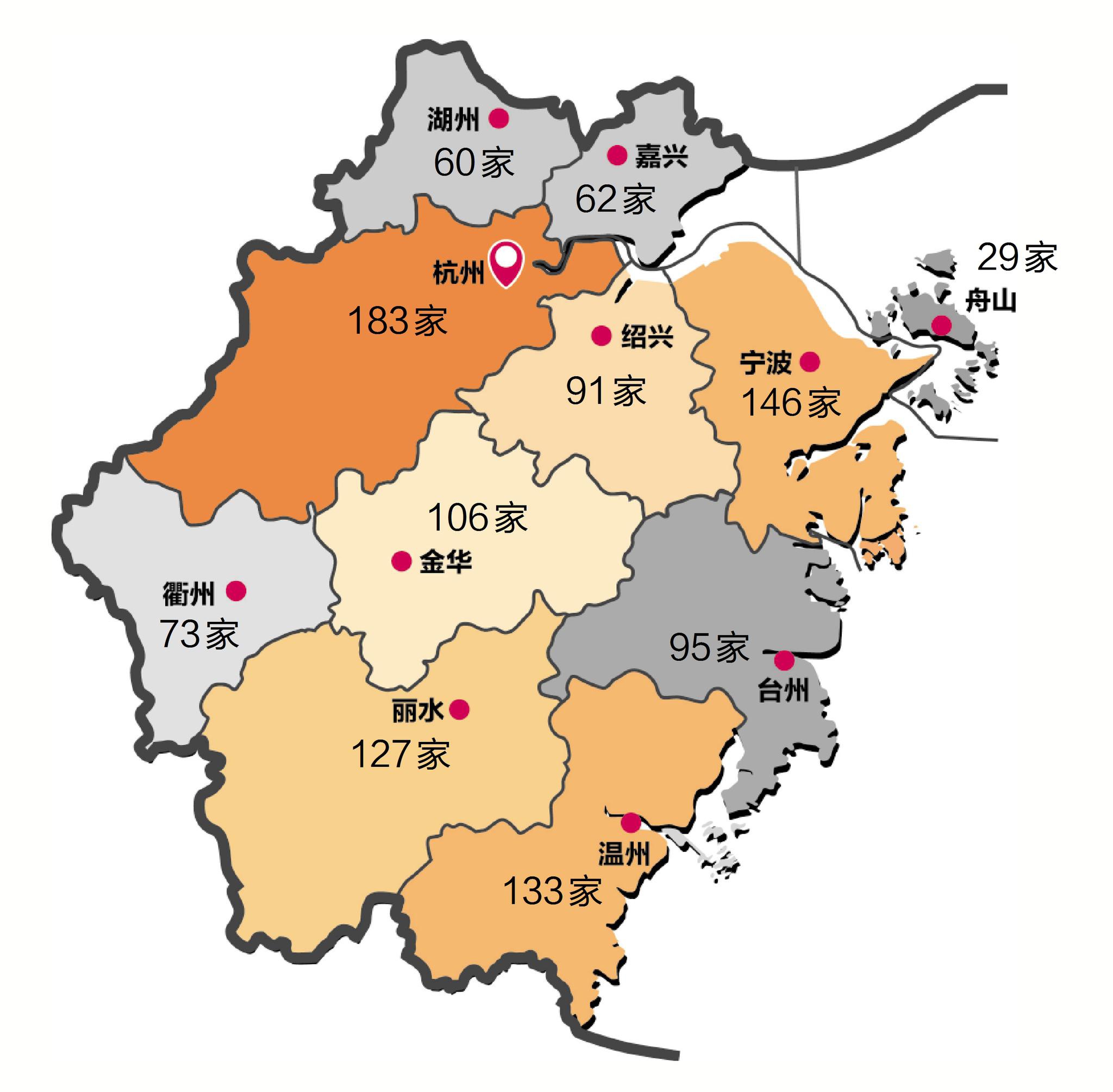 浙江行政区划图2021图片