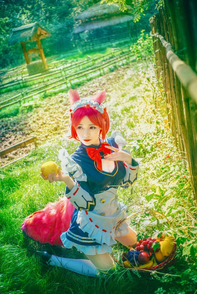 王者荣耀 妲己cosplay,陪你玩