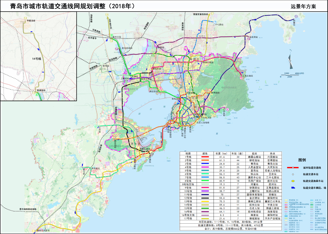 青岛地铁三期计划6条线,12号线或以城轨方式单独上报!__财经头条