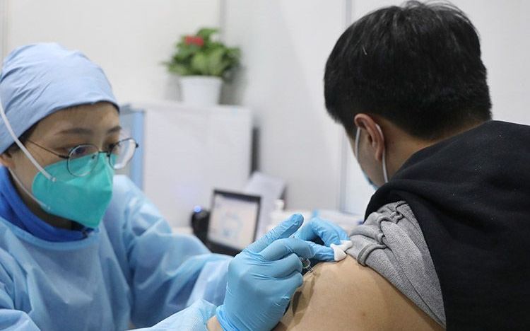 Vaccinators are being vaccinated at the temporary vaccination site for the new corona virus vaccine at the Chaoyang Museum of Planning Art.Photograph / Beijing News reporter Wang Fei