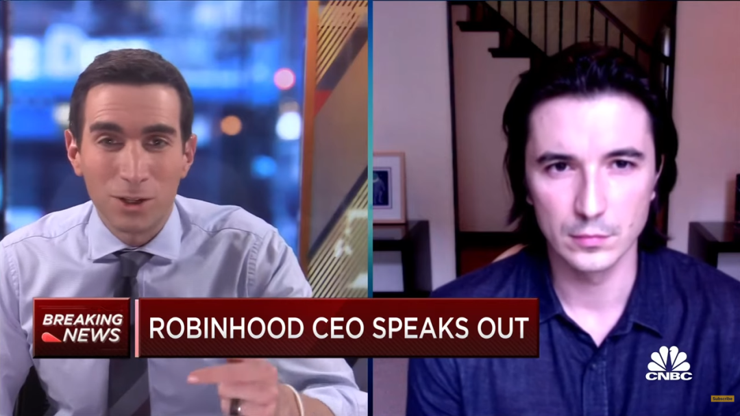 罗宾汉ceo接受cnbc采访 视频截图