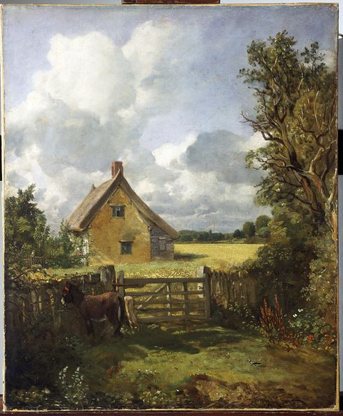 图3：《谷地农舍》，约1817—1833年，康斯特布尔，维多利亚和阿尔伯特博物馆。