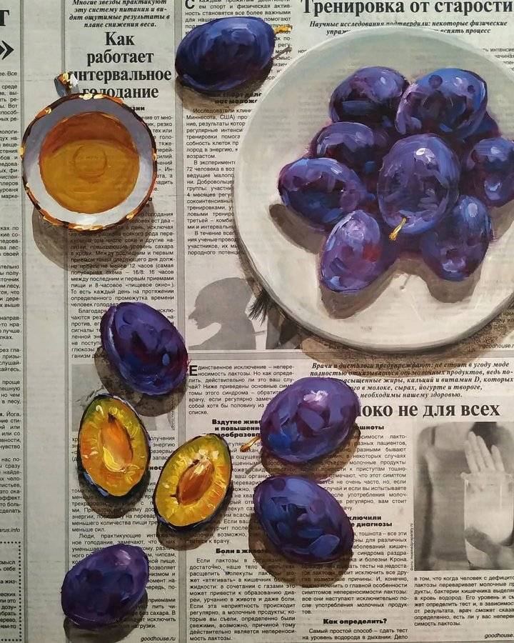 视觉|报纸上的油画创意,生动有趣