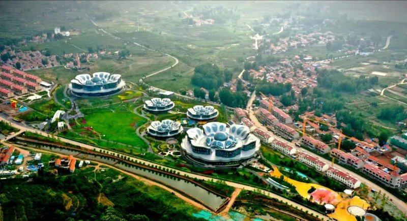 全省首批田园综合体试点项目,临沂尹家峪田园综合体开园