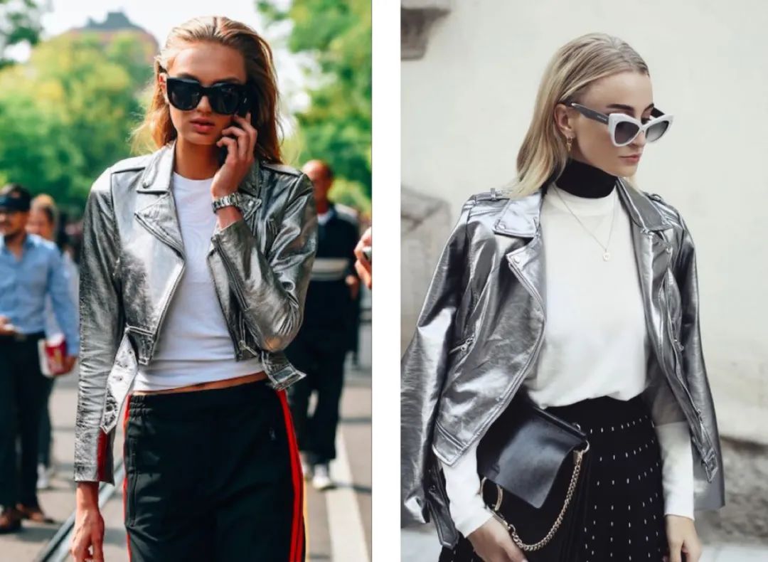 金属风银色单品来袭 就是要闪闪惹人爱|穿搭|时尚|潮流_新浪时尚_新浪