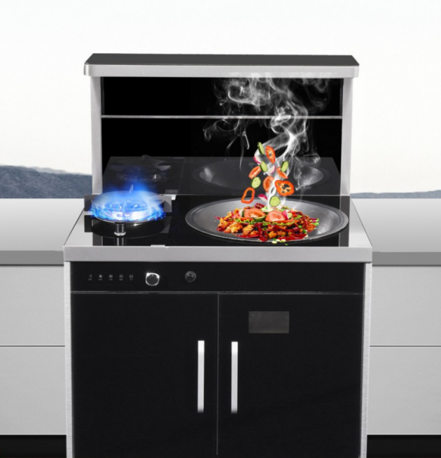 无烟集成柴火灶金火菱创新环保节能