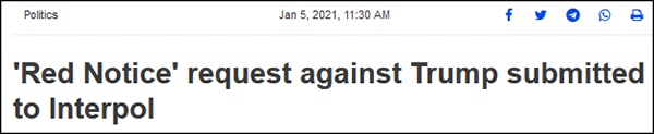 伊朗要求国际刑警组织逮捕特朗普，不少美国网