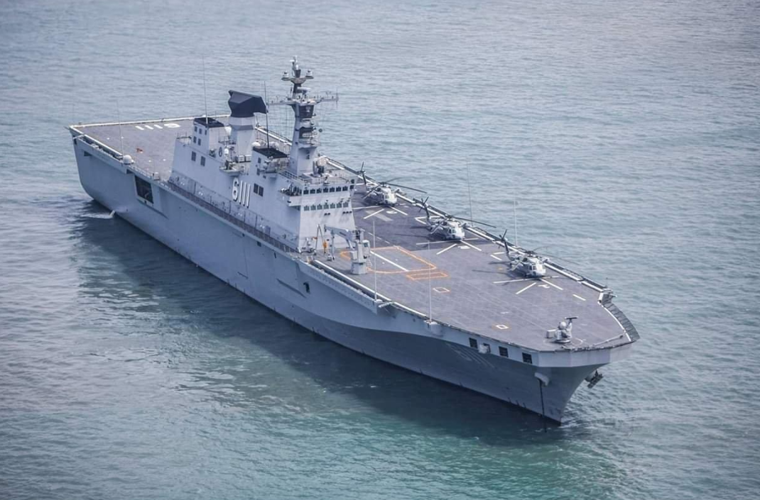 两栖攻击舰的建造为韩国积累了一些航母设计和技术基础.