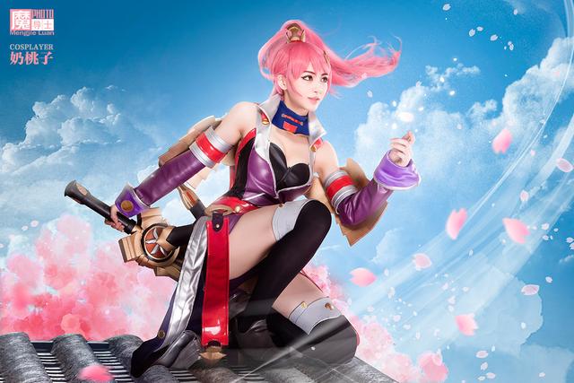 魔导士联合电竞美女解说奶桃子出品王者荣耀花木兰cosplay