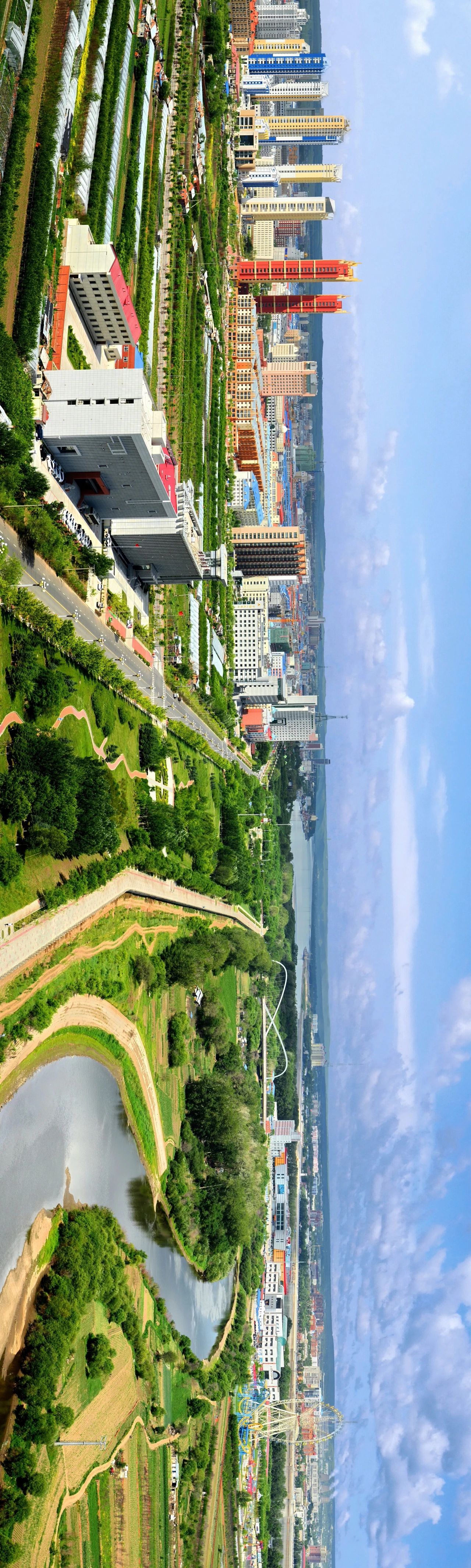 大美黑河全景